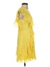 BCBGMAXAZRIA 100% Polyester Yellow Cocktail Dress Size 4 - photo 4