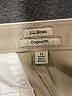 L.L.Bean Solid Tan Khaki Shorts Size 14 - photo 3