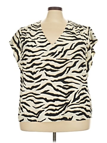 RACHEL Rachel Roy Short Sleeve Blouse (view 1)