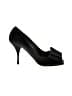 Prada 100% Satin Black Heels Size EU 39 - photo 1