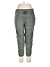Caslon 100% Linen Gray Linen Pants Size L - photo 1