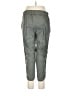Caslon 100% Linen Gray Linen Pants Size L - photo 2