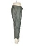 Caslon 100% Linen Gray Linen Pants Size L - photo 4