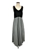 Target Color Block Gray Casual Dress Size S (estimated) - photo 1