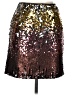 J.ING 100% Polyester Metallic Gold Formal Skirt Size L - photo 1