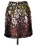 J.ING 100% Polyester Metallic Gold Formal Skirt Size L - photo 2