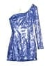 Superdown 100% Polyester Blue Cocktail Dress Size XXS - photo 1