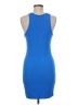 Unbranded Solid Blue Casual Dress Size M - photo 2