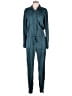 YFB 100% Tencel Metallic Teal Jumpsuit Size P (petite) - photo 1