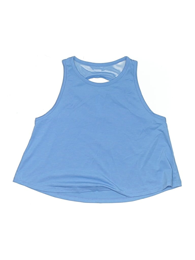 Pre-owned Zella Kids' Active Tank Top In Blue