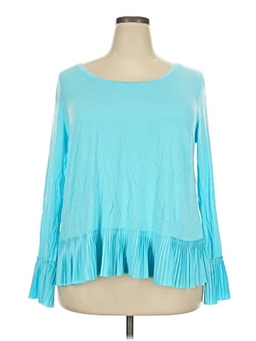 Kaari Blue Long Sleeve Blouse (view 1)