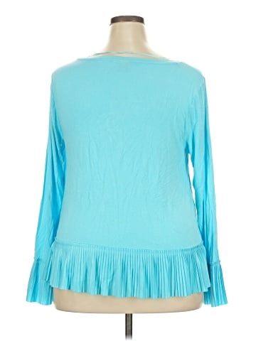 Kaari Blue Long Sleeve Blouse (view 2)