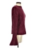 Venus 100% Polyester Burgundy Turtleneck Sweater Size M - photo 4