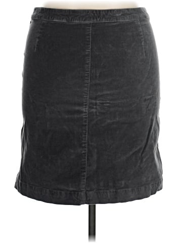 Garnet Hill Faux Leather Skirt (view 2)