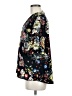 CATHERINE Catherine Malandrino 100% Polyester Floral Black 3/4 Sleeve Blouse Size M - photo 5
