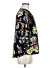 CATHERINE Catherine Malandrino 100% Polyester Floral Black 3/4 Sleeve Blouse Size M - photo 4
