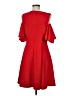 Club Monaco 100% Polyester Solid Red Cocktail Dress Size 8 - photo 2
