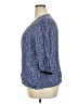 Boden 100% Viscose Blue 3/4 Sleeve Blouse Size 18 - photo 5