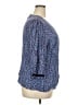 Boden 100% Viscose Blue 3/4 Sleeve Blouse Size 18 - photo 4