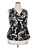 Beacon Black Sleeveless Blouse Size XXL - photo 1