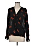 Scotch & Soda 100% Polyester Black Long Sleeve Blouse Size Med (2) - photo 1