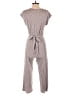 Caution to the Wind Chevron-herringbone Gray Tan Jumpsuit Size S (estimated) - photo 2