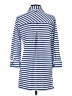 Tyler Boe Stripes Blue 3/4 Sleeve Button-Down Shirt Size S - photo 2