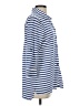 Tyler Boe Stripes Blue 3/4 Sleeve Button-Down Shirt Size S - photo 4