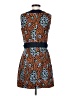Tory Burch Paisley Orange Blue Cocktail Dress Size 6 - photo 2