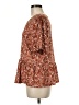 Fortune + Ivy Brown Short Sleeve Blouse Size M - photo 5