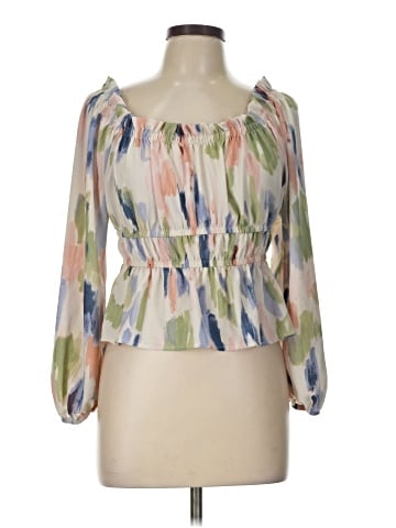 Sofia Jeans by Sofia Vergara 3/4 Sleeve Blouse (view 1)