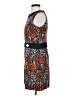 Tory Burch Paisley Orange Blue Cocktail Dress Size 6 - photo 5