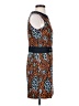 Tory Burch Paisley Orange Blue Cocktail Dress Size 6 - photo 4