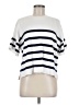 Sincerely Jules Stripes White Short Sleeve Top Size M - photo 1