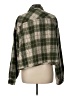 Hyfve 100% Polyester Plaid Green Cardigan Size L - photo 2