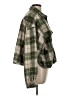 Hyfve 100% Polyester Plaid Green Cardigan Size L - photo 4