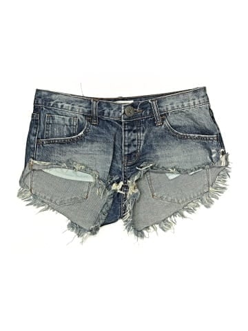 ONE X ONETEASPOON Denim Shorts (view 1)