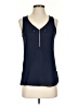Fortune + Ivy 100% Polyester Blue Sleeveless Blouse Size XS - photo 1