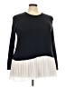 MICHAEL Michael Kors Black Long Sleeve Top Size 3X - photo 1