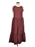 Universal Thread Solid Burgundy Casual Dress Size M - photo 1