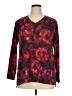 Soft Surroundings Burgundy Long Sleeve Blouse Size XL (petite) - photo 1