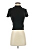 Shein Black Short Sleeve Turtleneck Size 4 - photo 1