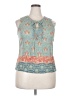 Daniel Rainn 100% Rayon Teal Sleeveless Blouse Size XXL - photo 1