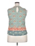 Daniel Rainn 100% Rayon Teal Sleeveless Blouse Size XXL - photo 2