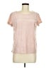 City Streets 100% Polyester Pink Short Sleeve Top Size M - photo 1