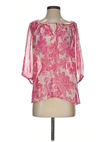 Banana Republic 3/4 Sleeve Silk Top (view 1)