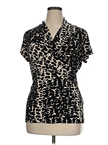 DKNY Short Sleeve Blouse (view 1)