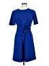 Donna Morgan Solid Blue Casual Dress Size 8 - photo 1
