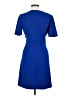 Donna Morgan Solid Blue Casual Dress Size 8 - photo 2