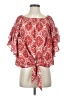 Assorted Brands 100% Polyester Red Sleeveless Blouse Size S - photo 1